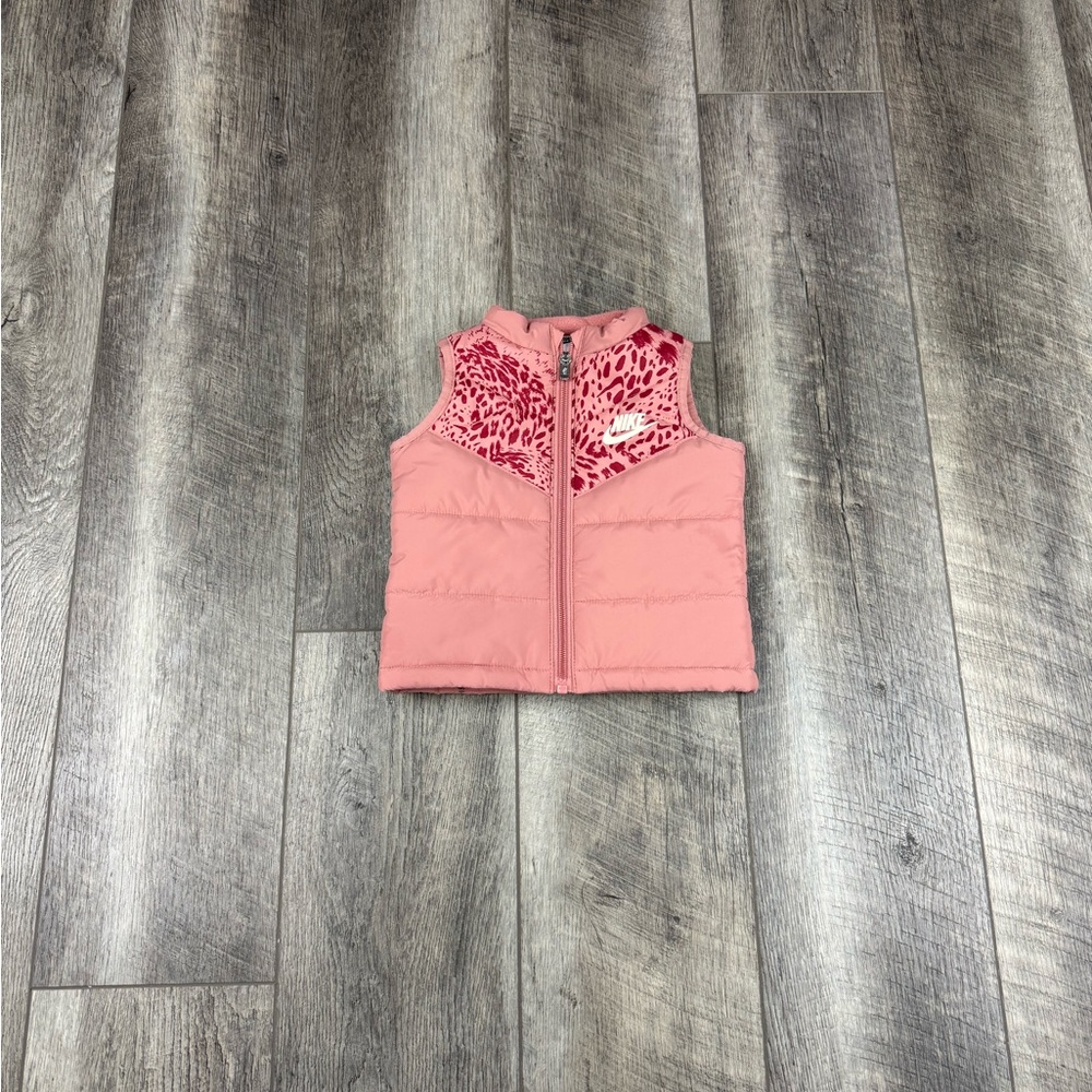 Nike Kids Pink Puffer Vest‎